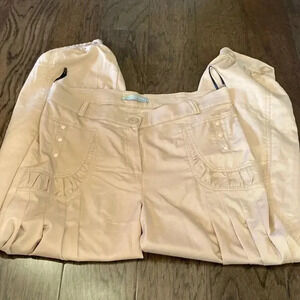 Trieste collection Tan Ballon Pants Size 44 (Medium) 0362